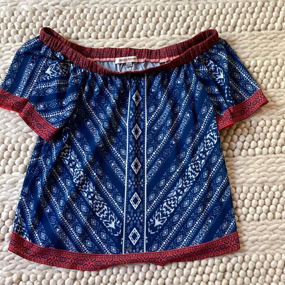 Jealous Tomato Off-the-Shoulder Top